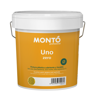 MONTO PROFESSIONAL UNO ZERO Краска для стен и потолков антибактериальная, белая, 0,75 л 502256.50.750 - фото 11133