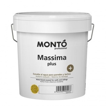 MONTO PROFESSIONAL MASSIMA+ Краска для стен и потолков глубокоматовая, прозрачная, 12 л 501950.20.12 - фото 11155