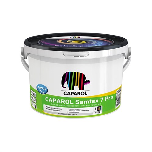 CAPAROL Краска интерьерная SAMTEX 7 PRO база С, 9,4 л 948104907 - фото 11490