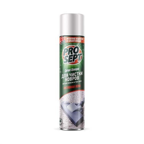 Prosept CARPET SHAMPOO Средство чистящее для ковров и мягкой мебели, 400 мл (спрей) 250271 - фото 12353