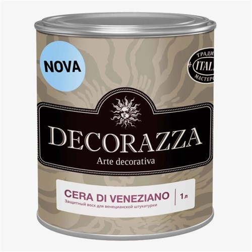 DECORAZZA CERA di VENEZIANO Защитный воск для венецианской штукатурки, 1 л DCDVN-1 - фото 15204