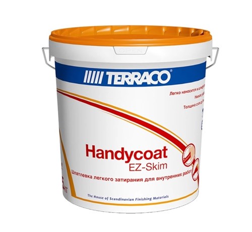 TERRACO HANDYCOAT Ez-Skim Шпаклевка легкого затирания для внутренних работ, 25 кг 8127 - фото 15440