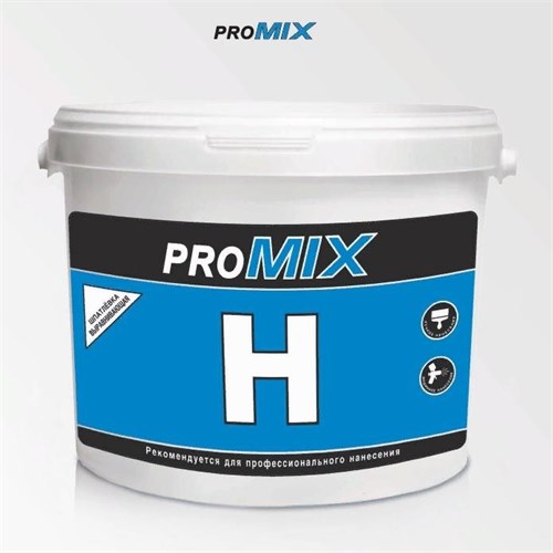 PROMIX H Шпатлевка выравнивающая, белая, 200 мкм, 25 кг 13103 - фото 15537