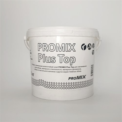 PROMIX Plus Top Клей готовый для наклеивания стеклообоев и т.п., 5 кг 13462 - фото 15893