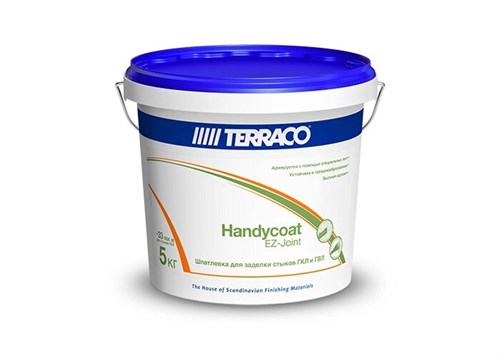 TERRACO HANDYCOAT EZ-JOINT Шпаклевка для ГКЛ, 25 кг 21903 - фото 16298