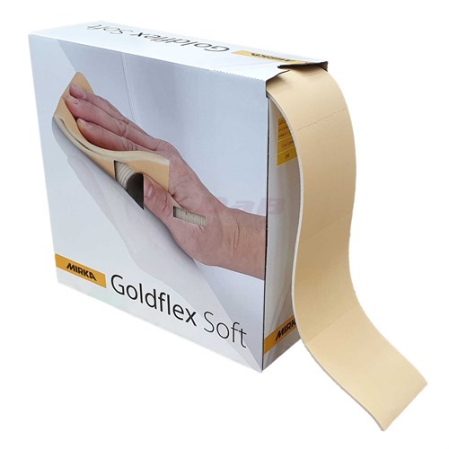 MIRKA GOLDFLEX SOFT Листы шлифовальные на бумажной основе 200 шт, зерно P600, 115 х 125 мм 2912707061 - фото 16460