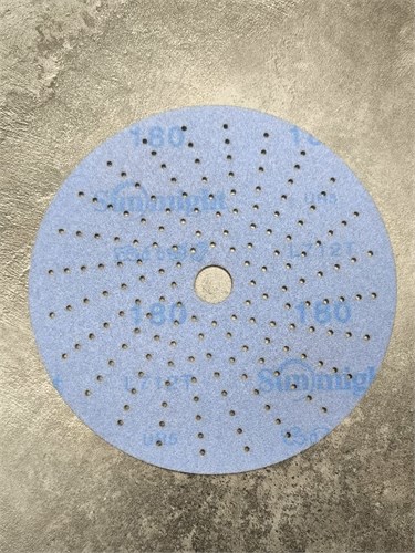 SUNMIGHT Шлифовальный керамический круг P180 на липучке, 150 мм - 1 шт 76510-1