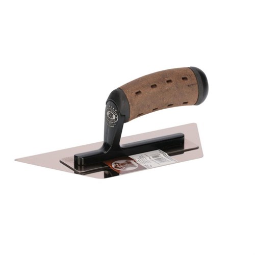 Olejnik Кельма Венецианская трапец. из нерж.стали 200 х 86 х 0,3 мм, ручка Alcantara 1263200086-MHLSS-1