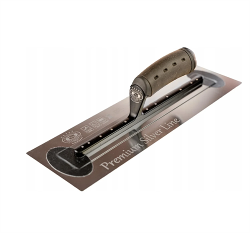 Olejnik Flex Кельма нерж.холод.сталь,с руч. кожа Vintage 356 х 120 х 0,5 мм 127512356-MLS