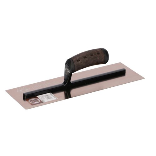 Olejnik Кельма для гипса из нерж.закаленная сталь, гриф алюм. 356 х 120 х 0,65 мм, ручка Vintage 127712356-MHLS