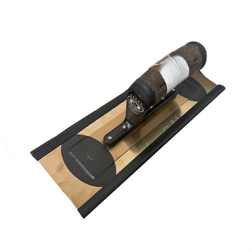 Olejnik Flex Super Кельма нерж.закален.сталь, гриф. алюм, руч. кожа Vintage 356 х 100 х 0,3 мм 127310356-MHLS