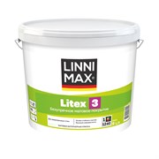 LINNIMAX Краска интерьерная LITEX 3, белая, база 1, 9 л 948105685