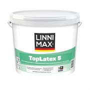 LINNIMAX Краска интерьерная TOPLATEX 5, белая, база 1, 10 л 948105715