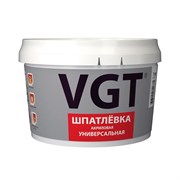 VGT Шпатлевка универсальная для наружных и внутренних работ, акриловая, 1 кг 18654