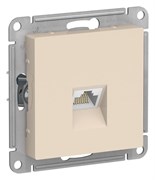 Schneider Electric AtlasDesign Розетка компьютерная RJ45, категория 5Е (бежевый) ATN 000 283