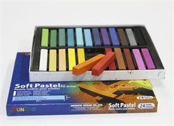 MUNGYO Soft Pastel For Artists Набор пастели, 24 цвета MGMP24