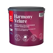 TIKKURILA Harmony Velure Краска для стен и потолков в сухих помещениях, белая, база А, 2,7 л 249235