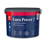 TIKKURILA EURO POWER 7 Интерьерная краска для стен и потолков, база A, 9 л 700001121