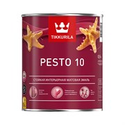 TIKKURILA PESTO 10 Стойкая универсальная матовая эмаль, база A, 0,9 л 700001164