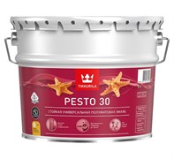 700001172TIKKURILA PESTO 30 Стойкая универсальная полуматовая эмаль, база А, 9 л 700001172