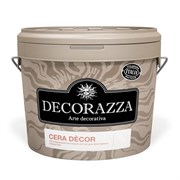 DECORAZZA CERA DECOR Лессирующий матовый состав для фактурных покрытий на основе воска, 1 л DCD-09