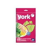 York Перчатки резиновые, плотные "Экстракт алоэ" M 092150