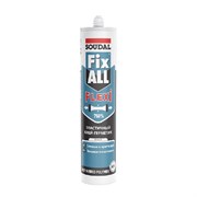 SOUDAL Эластичный клей-герметик, белый, 280 мл 117383