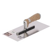 Olejnik Кельма для гипса из нерж.стали 280 х 130 х 0,7 мм, ручка Alcantara 127128-L