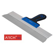 ARCH PRO Шпатель GOLD из нержавеющей стали с обрезиненной рукояткой, 350 мм 572350