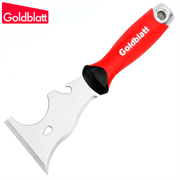 Goldblatt Скребок малярный 14 в 1 нерж.сталь, мягкая ручка G15015