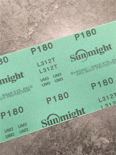 SUNMIGHT Шлифовальный материал в рулонах P180 зеленый, 115 мм х 1 м - 1 м 10410-1