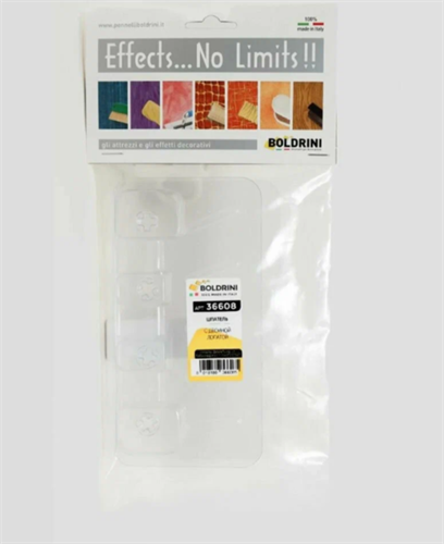 Olejnik Boldrini Шпатель пласт. для декора с двойной лопаткой 160 мм 36608