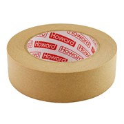 HOWARD Малярная клейкая лента Termo 80C, коричневый, 25 мм х 50 м 2550HW339C