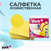 YORK Салфетка хозяйственная желтая, 35х35 см, 3 шт/уп 020010-желтый