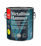 TIKKIVALA Краска по ржавчине METALLISTA HAMMER HC глянц., 0,9 л 710015009
